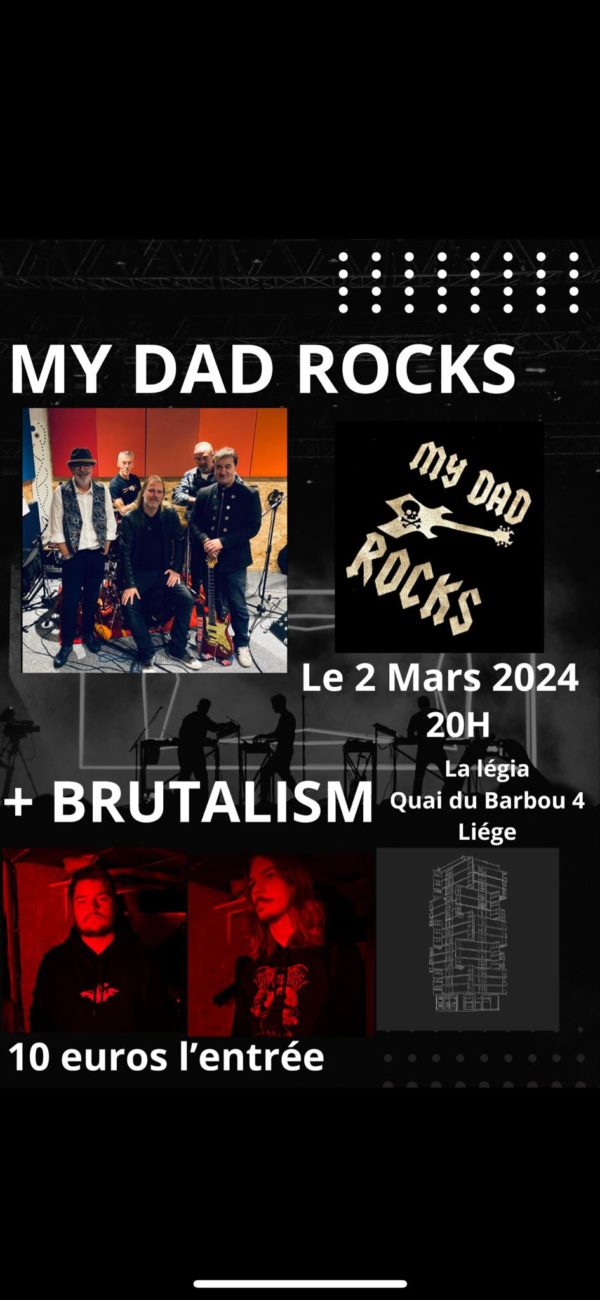 MyDadRoks groupe rock classique - classic rock - Belgium rok band