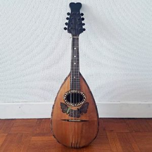 Historic Neapolitan mandolin with rosewood sides